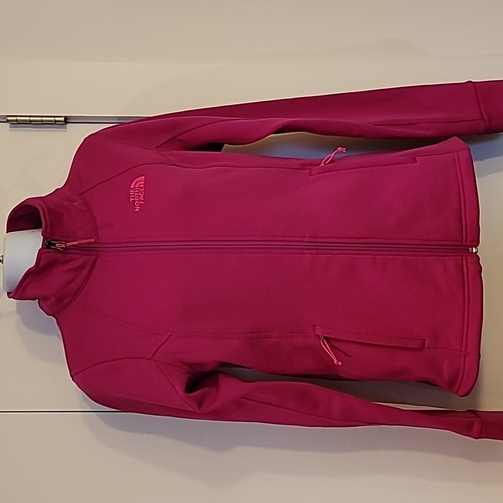 The North Face hot pink zip up